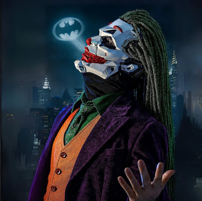 Cyberpunk Joker Mask™